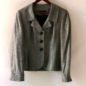 Jones New York Career Blazer, Linen Blend, Size 6
